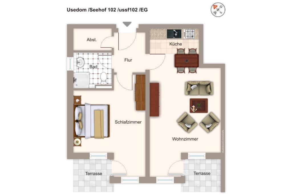 Seehof Seehof 102 Heringsdorf Zewnętrze zdjęcie